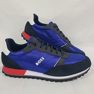NEW Hugo Boss Parkour-L_Runn_nymx Open Blue Running Sneakers Shoes Sz 12